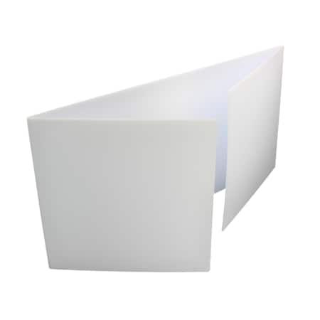 Flipside White Plastic Study Carrel Bulk, PK24 19972-24